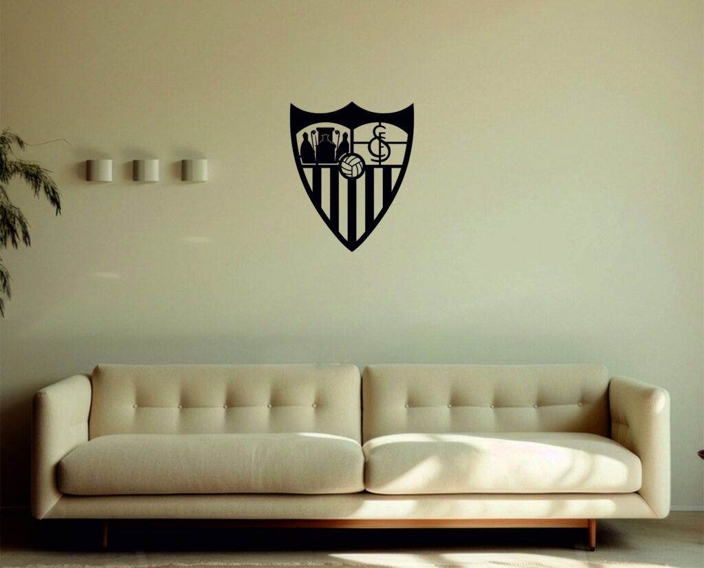 FONDO1SF Cuadro Sevilla FC – 1 pieza, 30 × 37 cm