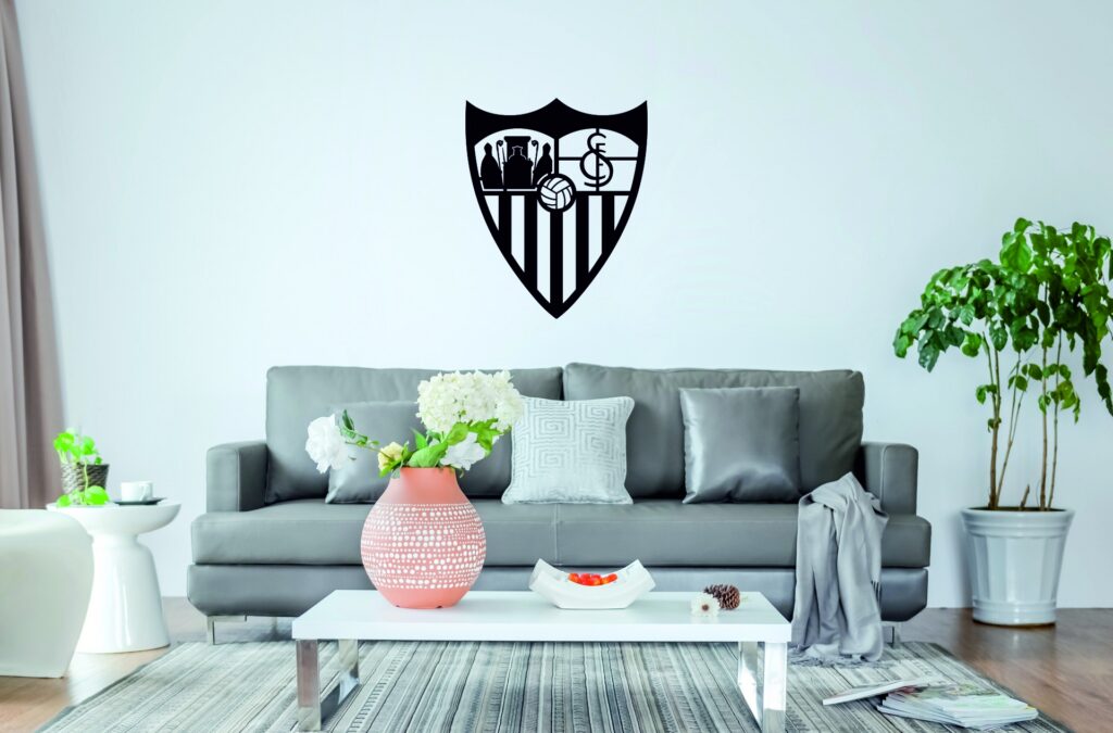 FONDO3SF Cuadro Sevilla FC – 1 pieza, 30 × 37 cm