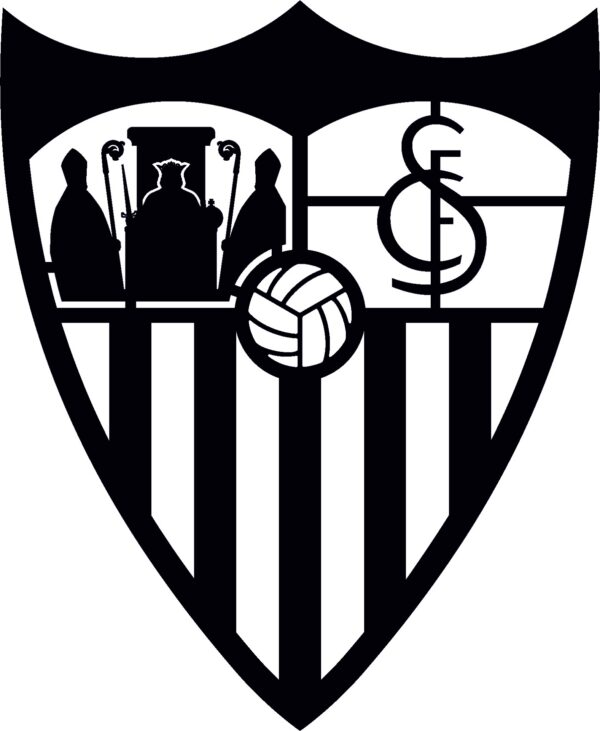 Cuadro Sevilla FC – 1 pieza, 30 × 37 cm
