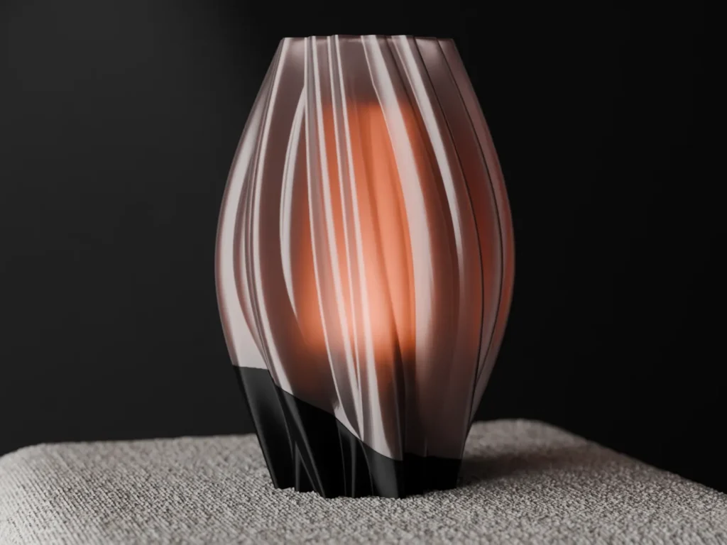 Lámpara Lumen - fluida con difusor interno