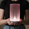 Lámpara Prisma - acanalada con luz interior