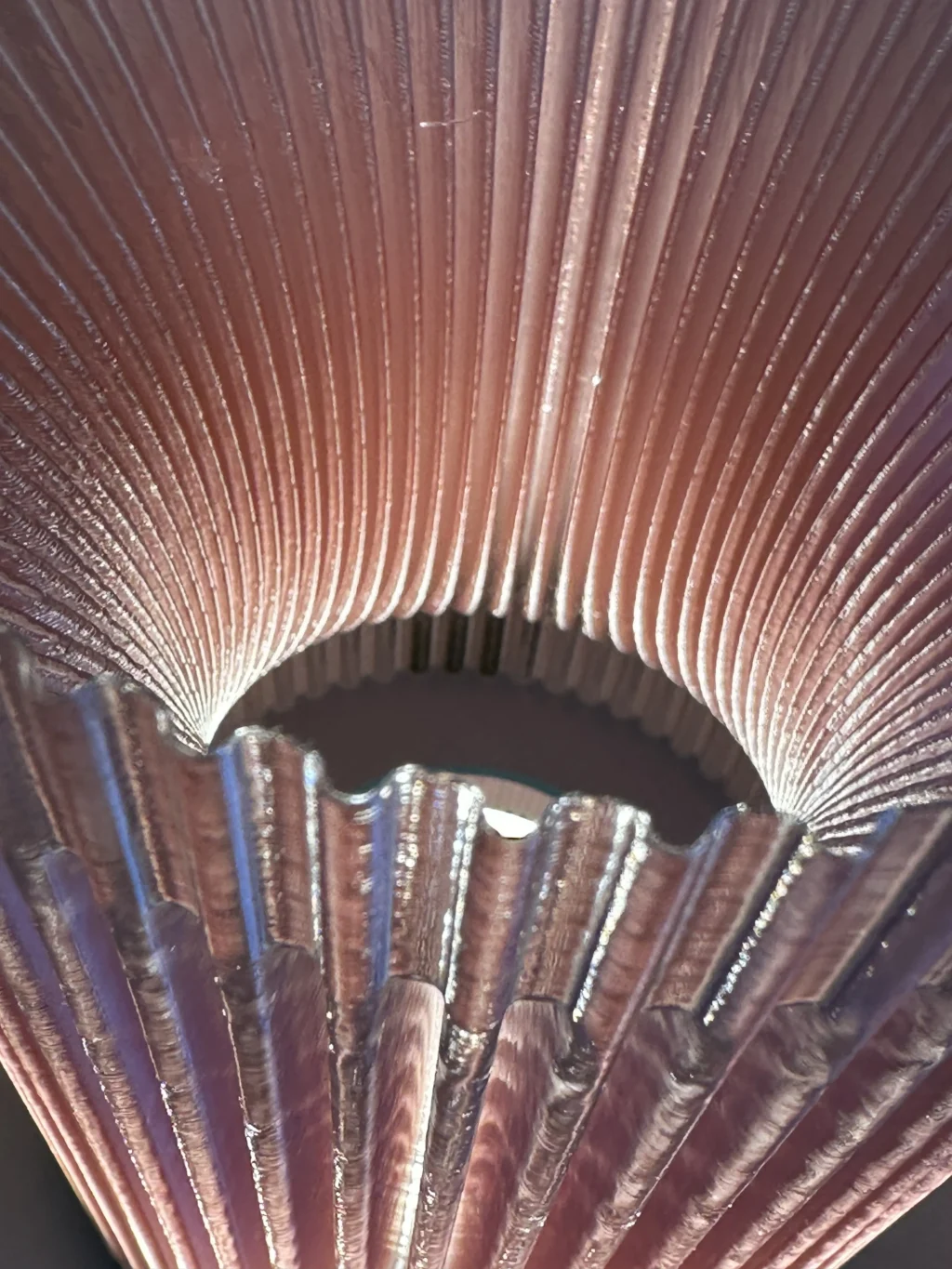 Lámpara Prisma - acanalada con luz interior