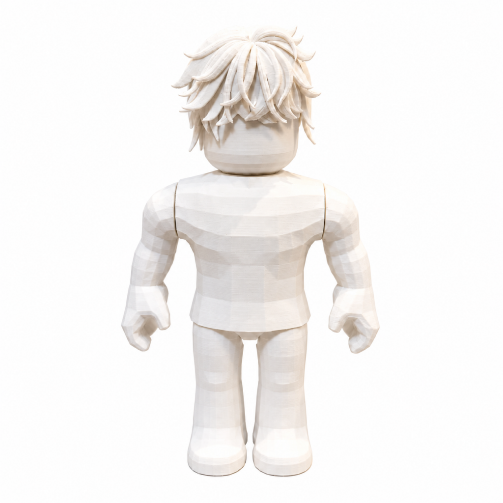 Medidas aproximadas de 18 cm de una figura de avatar personalizada 3D sin pintar